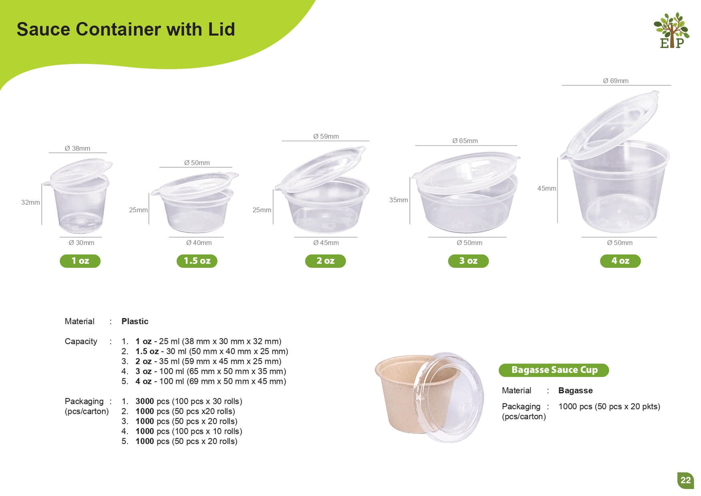 Sauce Container with Lid