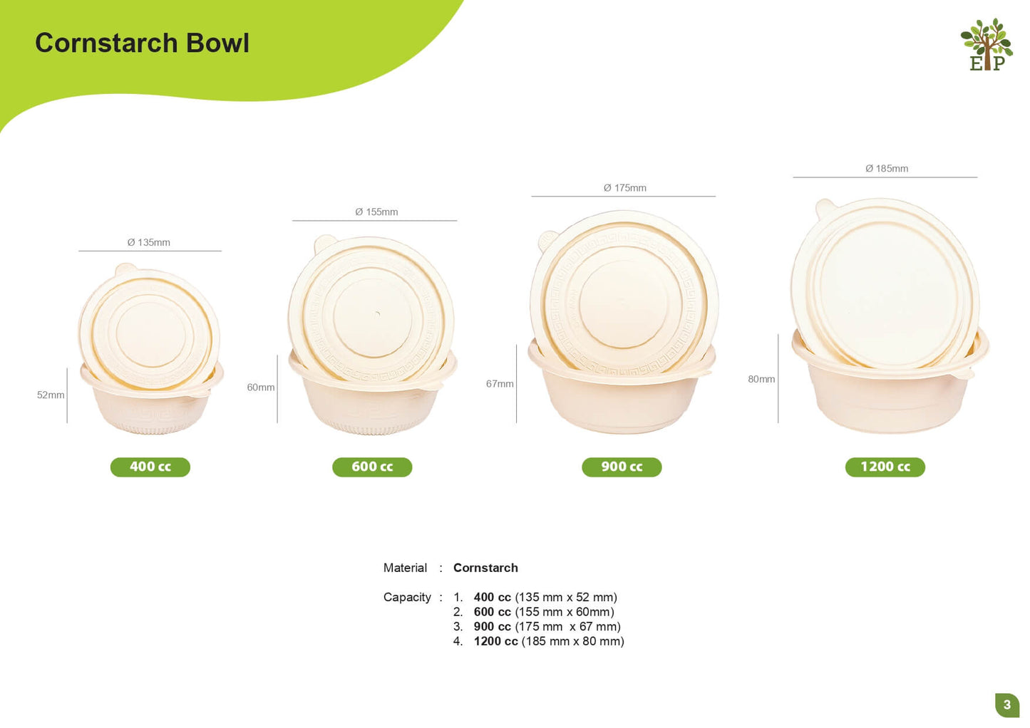 Cornstarch Bowl