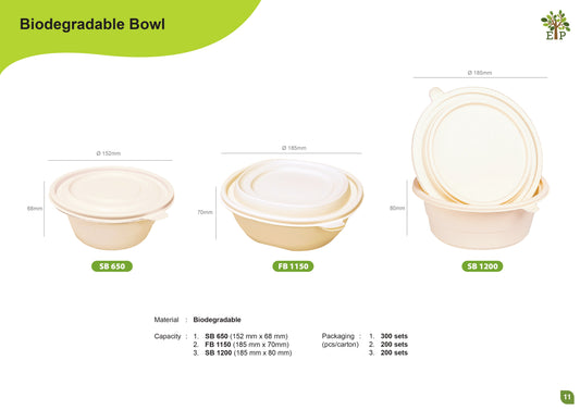 Biodegradable Bowls
