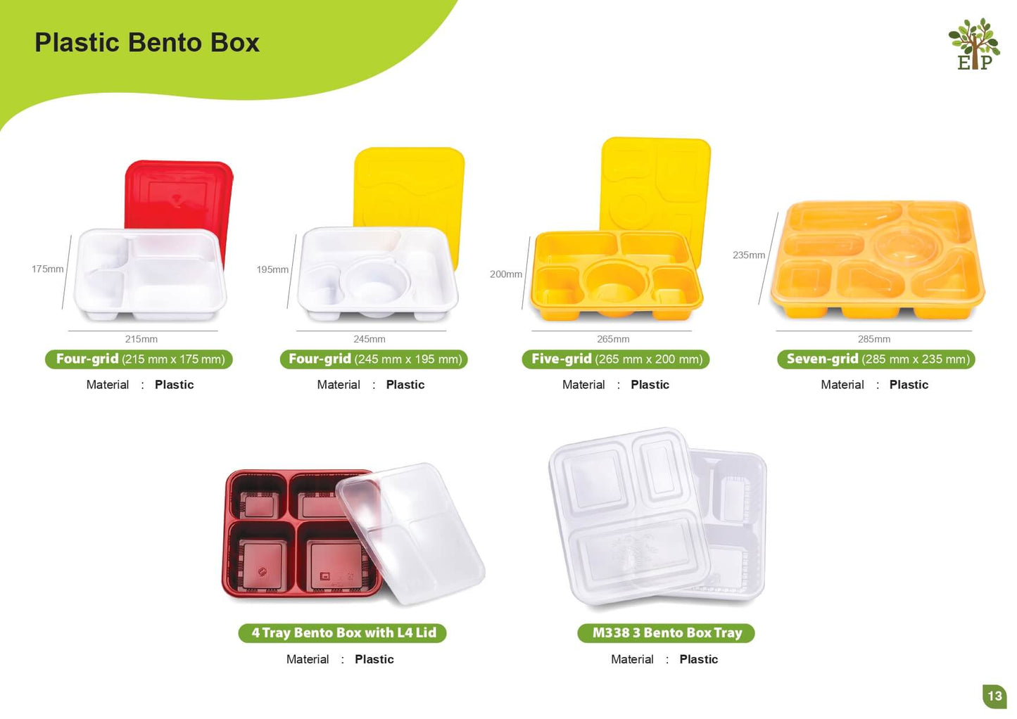 Plastic Bento Box